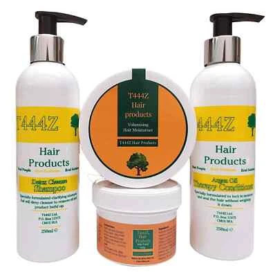 T444Z HAIR FOOD, SHAMPOO, CONDITIONER & HAIR MOISTURISER (SET OF 4) - Image 1 of 4