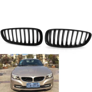 Gloss Black Front Hood Kidney Grille Grill 51137181547 For BMW Z4 E89 2009-2016 - Picture 1 of 8