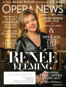 Opernnachrichtenmagazin Dezember 2014 Renee Fleming Susan Stroman Franz Lehar - Bild 1 von 3