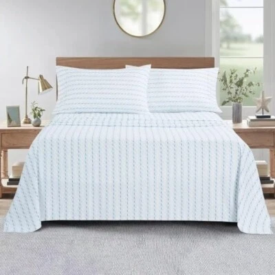 Juego completo de sábanas de microfibra de 6 piezas South Point Home Fashions Dorian Geo Foto 1 de 4