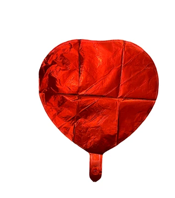 "Globo de lámina de corazón de 18"" rojo Mylar cumpleaños boda ducha fiesta celebración paquete de 10" Foto 1 de 2