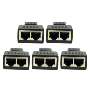 5 Pcs Netzwerk-T-Stück Ethernet-Splitter-Koppler Splitter- - Photo 1/12