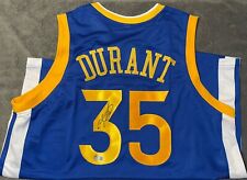 Kevin Durant Signed/Autographed Custom Blue XL Golden State Warriors Jersey BAS