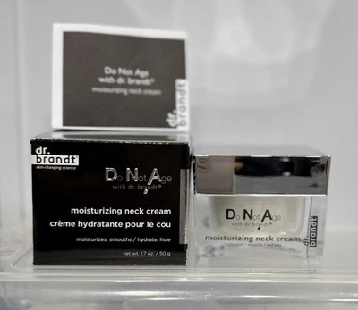 DISCONTINUED Dr. Brandt DNA Moisturizing Neck Cream Do Not Age 1.7 oz NEW - Image 1 of 4