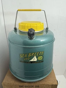 Jarra de picnic aislada Sea Breeze vintage con caño y tapa termo hecha en EE. UU. - Imagen 1 de 12