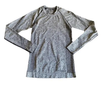 Camisa Spyder manga longa 3-D Spider masculina S/XS urze preta mistura de náilon - Imagem 1 de 4