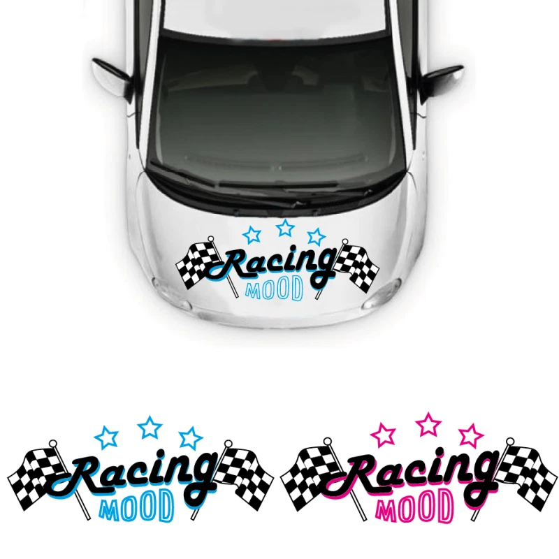 calcomanías capó Racing Mood Fiat 500 Foto 1 de 1