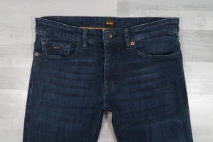 Mens Hugo Boss DELAWARE BC-L-P Stretch Slim Fit Blue Jeans W32 L31 - Picture 1 of 14