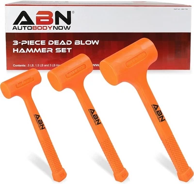 Juego de 3 martillos de soplado ABN Dead - 1, 2 y 3 libras - mazos unicast con Foto 1 de 4