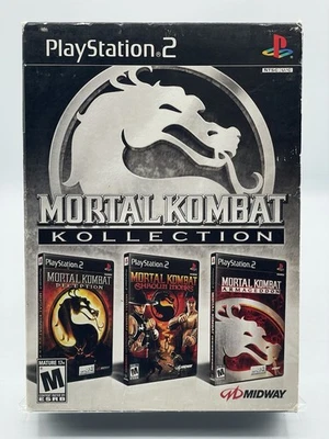 Mortal Kombat Kollection (PlayStation 2, PS2) All Excellent CIB w/ Reg Cards - Image 1 of 4