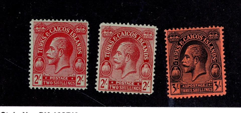 Turcos y Caicos--3 estampillas Scott #55-#57 Foto 1 de 1