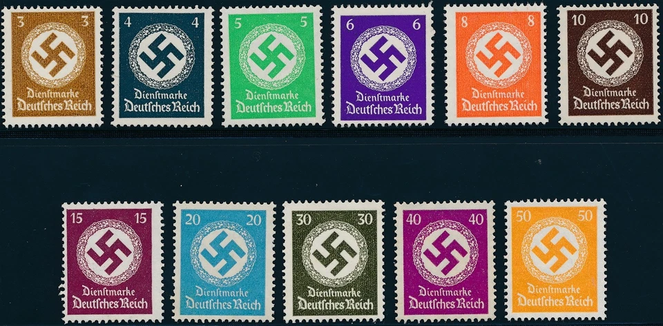 Stamp Selection Germany Official Selection WWII 3rd Reich MNG - Image 1 of 4