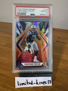 2020 Panini Phoenix - Rookies  Fire Burst #118 Jonathan Taylor (RC) PSA 10 - Bild 1 von 4