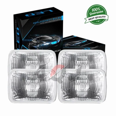 4PCS " LED Headlights Hi/Lo Beam  Fit Pontiac Sunbird 1990 1991 1992 - 1994 US Foto 1 de 4