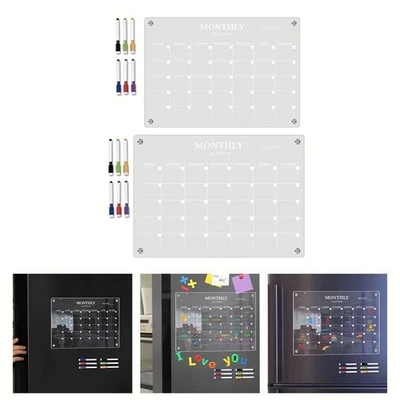 Colorful Magnetic Calendar for Refrigerator Plan Your Month Week and More - Image 1 of 4