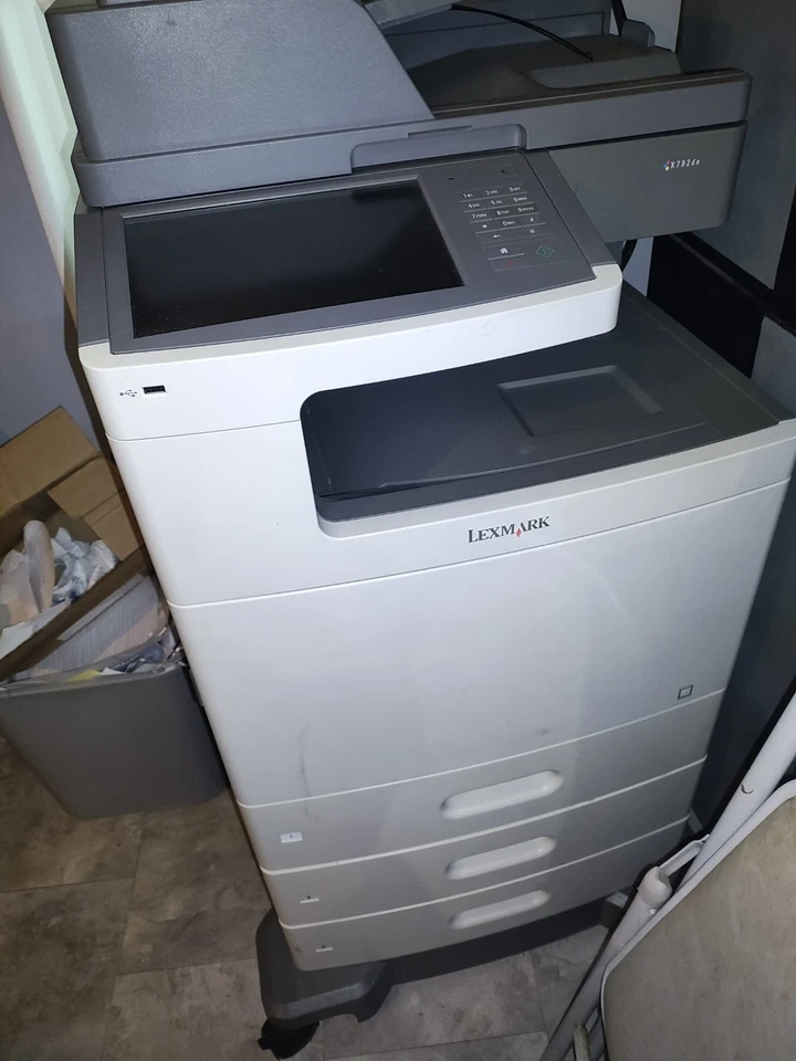 LEXMARK X792de MFP Color All-In-One Printer (TYPE 7562-436)*READ DESC* - Image 1 of 4
