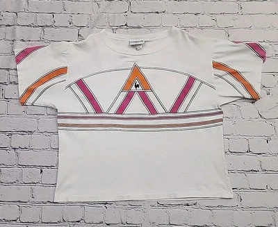 Le Coq Sportif T-Shirt VTG Adult L France French Rooster USA Made Big Print Tee - Image 1 of 4
