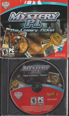 Mystery P.I. the Lottery Ticket Pop Cap CD-ROM 2010 PC Game - Image 1 of 2
