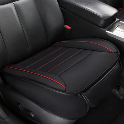 Funda de asiento de coche transpirable de cuero PU alfombrilla para accesorio de cojín de silla de coche Foto 1 de 4