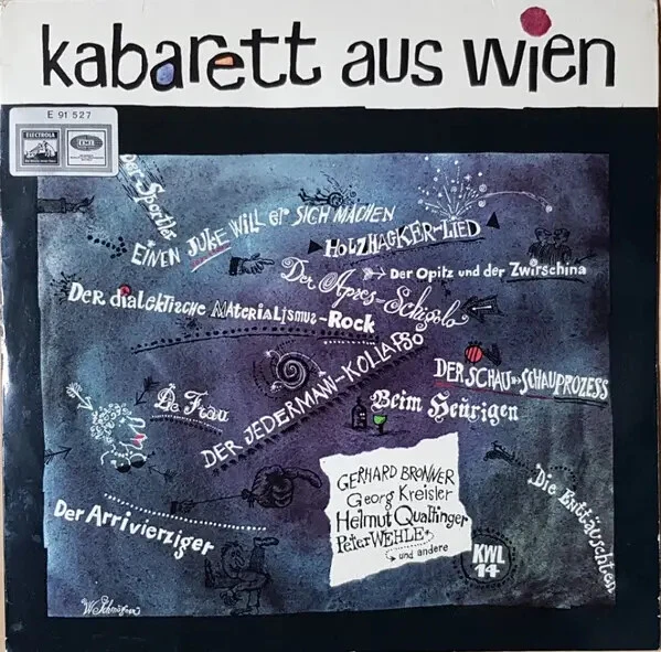 LP Gerhard Bronner; George Kreisler Kabarett Aus Wien NEAR MINT Kabarett Aus - Bild 1 von 1