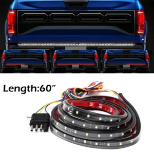 60" LED-Streifen Heckklappenlichtleiste Blinker Rückfahrbremse Heckbettleuchte - Picture 1 of 12