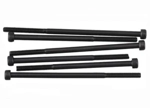 12,9 M5 *30-250 mm de longitud enchufe hexagonal tapa cabezal perno rosca parcial tornillos dentales - Imagen 1 de 12