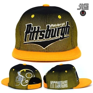 Pittsburgh New Youth Kids Snapback Hats Junior Boys Toddler Embroidery Caps - Picture 1 of 6