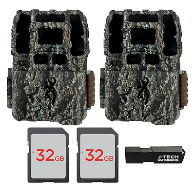 (2) Browning Dark Ops DCL Nano Trail Game Cam + 32GB Card + Card Reader BTC6DCLN - Image 1 of 4
