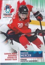 🏒 2021 IIHF U20 TEAM CANADA WORLD CHAMPIONSHIP - DAWSON MERCER #21