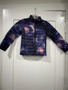 Lands' End Primaloft Puffer Jacket Galaxy Universe - Girl's S (4) - Picture 1 of 5