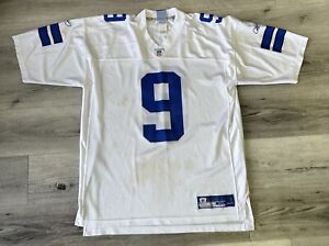 Tony Romo Jersey Size XL  Dallas Cowboys Football Blue NFL Reebok Y2k White