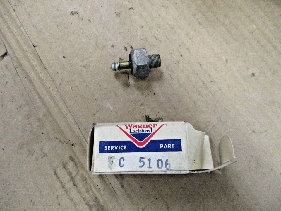 IMPORT STOP LIGHT SWITCH AUSTIN MG TRIUMPH SUNBEAM NEW WAGNER FC5106 NORS - Image 1 of 3