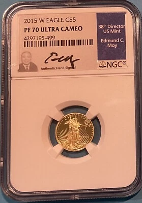 2015 W $5 Gold Eagle PF70 Ultra Cameo - Image 1 of 2