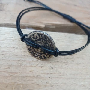 Pulsera de Cuero Abercrombie Ajustable Unisex-Pulsera de Cuero Negro - Imagen 1 de 3