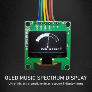 Stereo Music Spectrum Display Analyzer Amplifiers Audio Level Indicator VU Meter - Picture 1 of 13