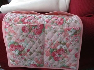 Pink Paisley Quilted Handmade Recliner, Sofa, Chair, Accessory Bag, Weighted - Picture 1 of 10