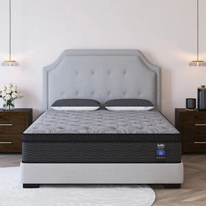 9"14" Twin Full Queen King Size Mattress in a Box Hybrid Spring Gel Memory Foam - Picture 1 of 13
