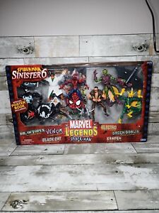 Marvel Legends Spider-Man vs Sinister 6 Toybiz Box Set 2004 Goblin Venom Kraven