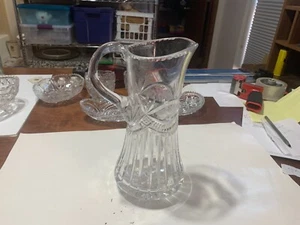 Jarra de agua de vidrio cortado - Imagen 1 de 5