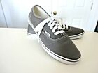 Vans Off The Wall Low Top Grey Gray Sneakers Skate Shoe Casual Unisex  W 9 M 7.5