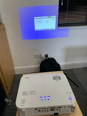 NEC M322w Home Cinema Projector 1280/800p - Great Condition Soon Needs New Lamp - Image 1 of 4