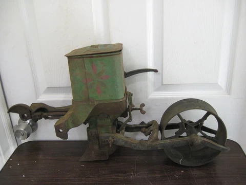 Antique Planet Jr. #25 Seeder Hoe Plow Original Paint for Parts Restore Cover