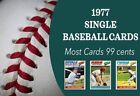 1977 Topps Baseball complet ur ensemble #250-#499 (plus 99 cents) qty réductions