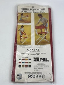 Telescope Slip-On Recovers For World Famous Directors Chairs Du Pont Ze Pel - Picture 1 of 15