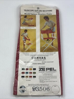 Telescopio Slip-On Recovers para sillas de directores de fama mundial Du Pont Ze Pel Foto 1 de 4