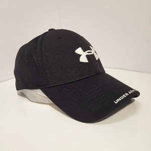 Cappello Uomo Under Armour Nero Logo 4 Vie Elasticizzato Medio Atletico Baseball Berretto - Foto 1 di 9