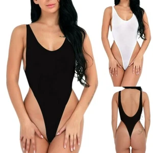 Fashion New Women Sheer Lingerie Bodysuit Thong Underwear Jumpsuit Sleepwear - Picture 1 of 14