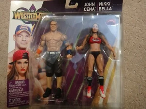 WWE WrestleMania 2017 John Cena & Nikki Bella Figur 2 Stück - Bild 1 von 3