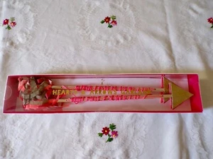 Meri Meri hearts & arrows garland gold, pink, brown New in sealed box - Picture 1 of 4