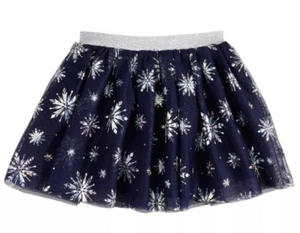 Disney Frozen 2 Girls Elastic Waist Girls Gather Skirt Skort Size 12 Tulle Skirt - Picture 1 of 2